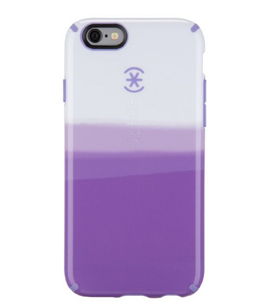 Speck Products CandyShell Inked Carrying Case for iPhone 6 - Retail Packaging - ColorDip Purple Pattern Wisteria Purple